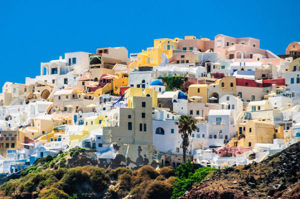 istock Colorful Hillsides of Santorini 968072734