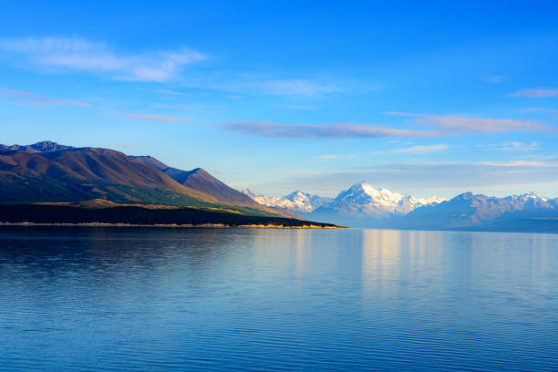 istock Southern Alps Mountains Reflection at Te Anau Downs at early morning 968080660