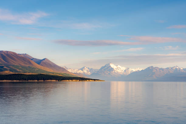 istock Southern Alps Mountains Reflection at Te Anau Downs at early morning 968080680