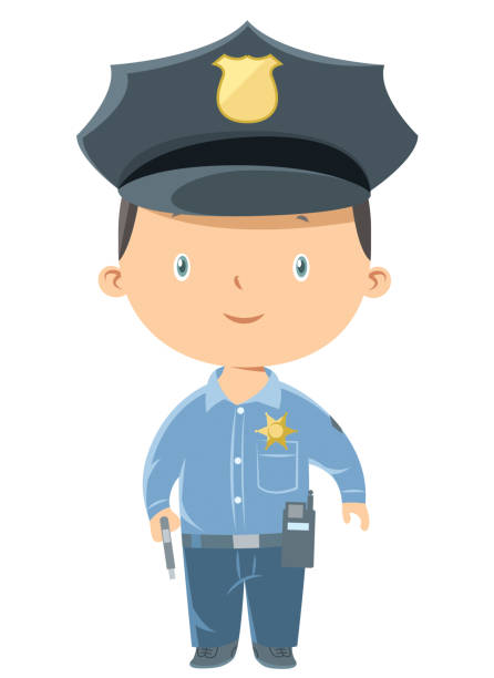 Feliz Oficial De Policía En Uniforme Azul Vectores Libres de Derechos - iStock Feliz Oficial De Policía En Uniforme Azul Vectores Libres de Derechos - iStock