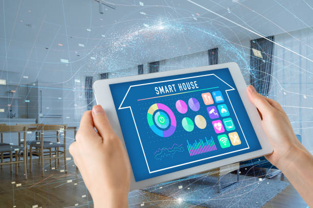 istock User interface of smart home concept. Energy management system. Home network. 968108356