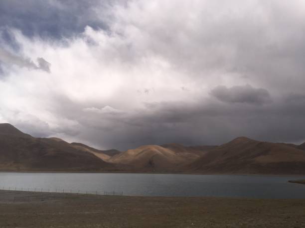 istock Lake Yamdrok on Cloudy Spring Day in Tibet, China. 968137606