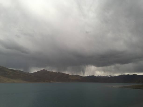istock Lake Yamdrok on Cloudy Spring Day in Tibet, China. 968137652