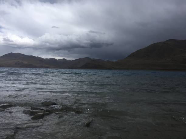 istock Lake Yamdrok on Cloudy Spring Day in Tibet, China. 968137736