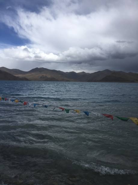istock Lake Yamdrok on Cloudy Spring Day in Tibet, China. 968137844