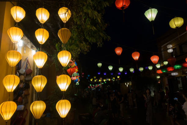 istock Beautiful lanterns in Hoi An old town 968167366