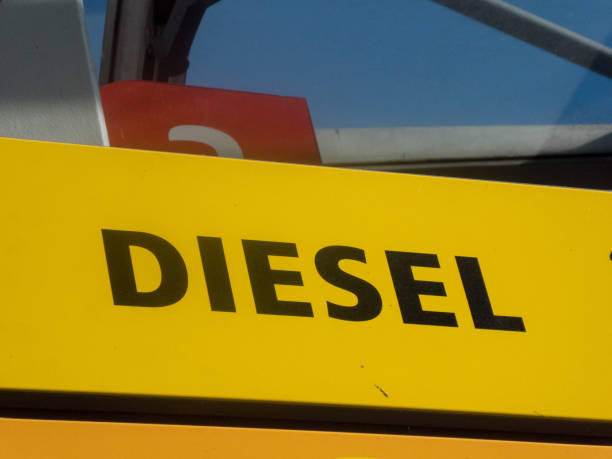 istock Diesel Fuel sign in a service station 968178988