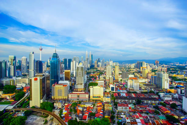 istock Kuala Lumpur, Malaysia City Center skyline. Copyspace area. 968186554
