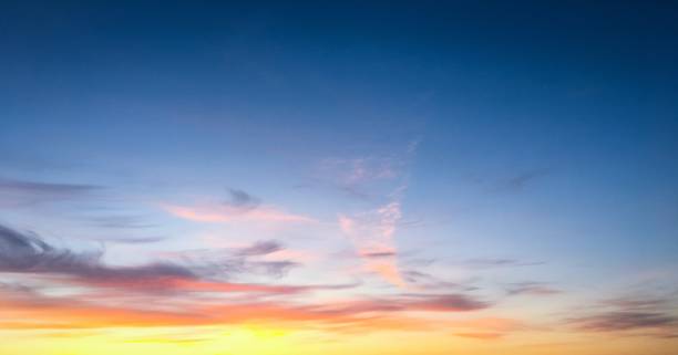 istock Beautiful clouds against a blue sky background. Cloud sky. Blue sky with cloudy weather, nature cloud. White clouds, blue sky and sun. 968189564