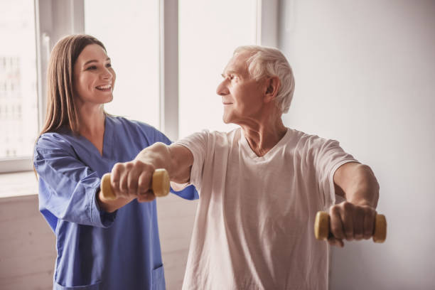 istock Old man in hospital 968197404