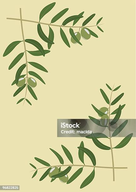 Ilustración de Olive Branch y más Vectores Libres de Derechos de Aceite de oliva - Aceite de oliva, Aceituna, Rama - Parte de planta