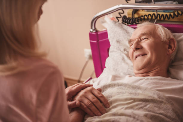 istock Old man in hospital 968229068