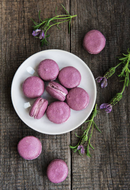 istock french macarons with lavender flavor 968232060