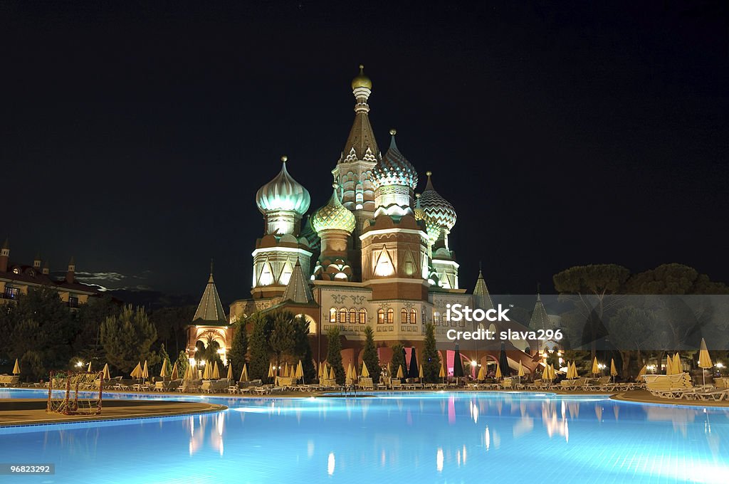 Kremlin estilo hotel, Antalya, Turquia - Foto de stock de Antália royalty-free