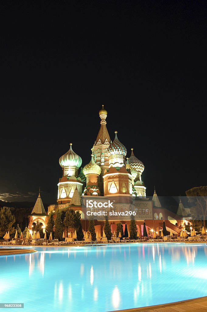 Cremlino stile hotel, Antalya, Turchia - Foto stock royalty-free di Acqua