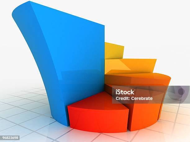 Wykres Kolor - zdjęcia stockowe i więcej obrazów Finanse - Finanse, Graf, Bez ludzi