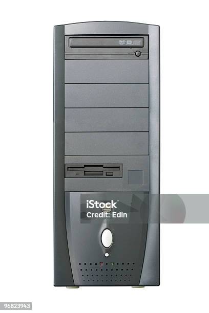 Desktop Computer Cut Out Desktop Computer Stock Photo - Download Image Now - Tower, Computer ...