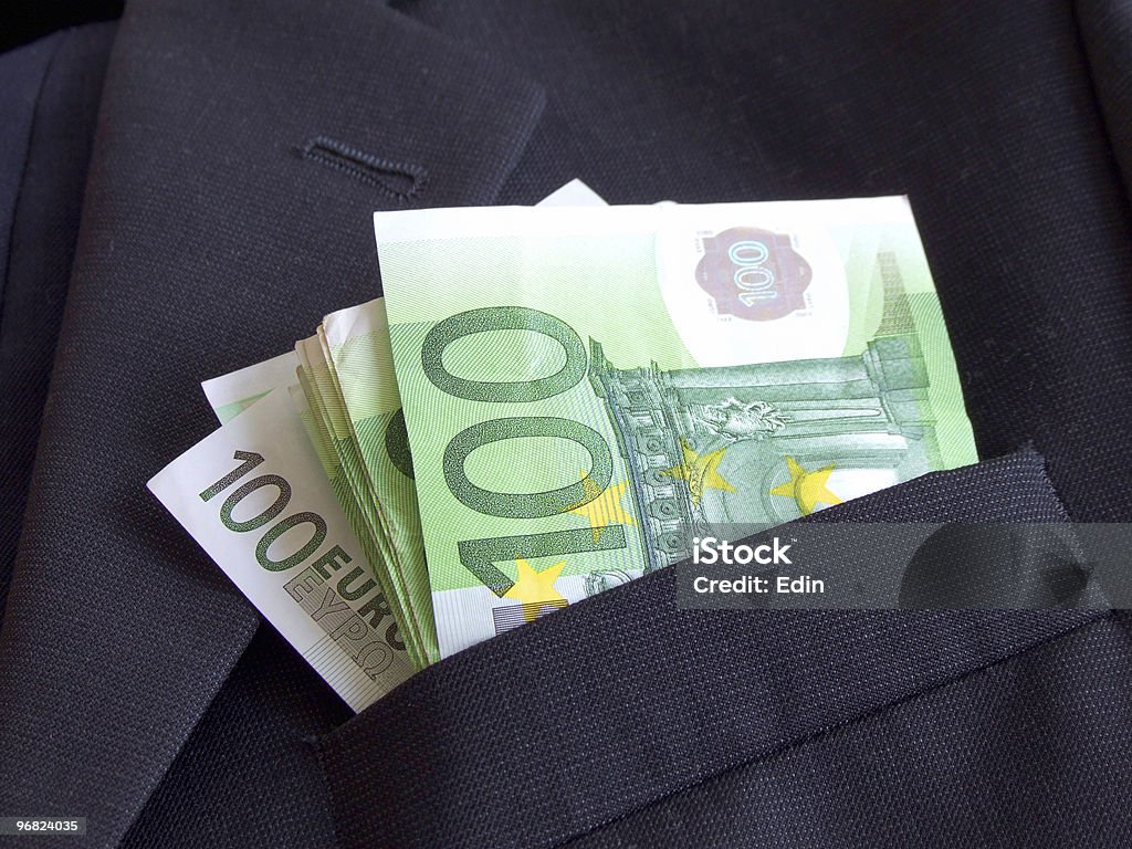 EURO Geldscheine, 100 Hinweise - Lizenzfrei Bestechung Stock-Foto