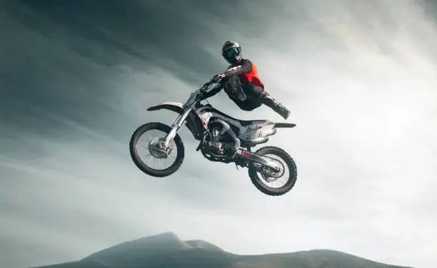 Motorcycle freestyle sport photo