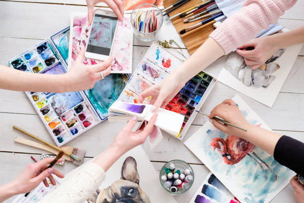 istock art lifestyle drawing self expression girl picture 968245226
