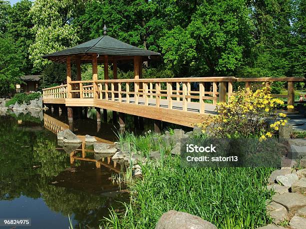 Foto de Jardim Japonês e mais fotos de stock de Antigo - Antigo, Arbusto, Beleza natural - Natureza