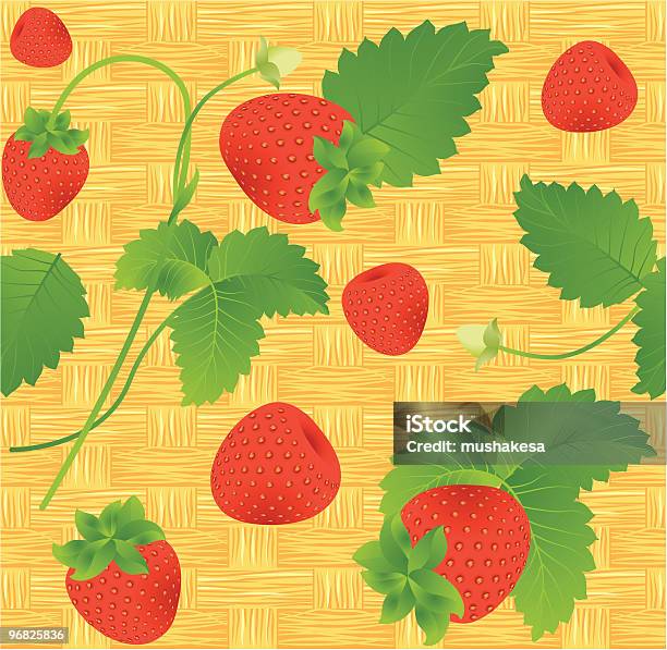 Strawberry Nahtlose Hintergrund Stock Vektor Art und mehr Bilder von Alkoholisches Getränk - Alkoholisches Getränk, Beere - Obst, Bildhintergrund