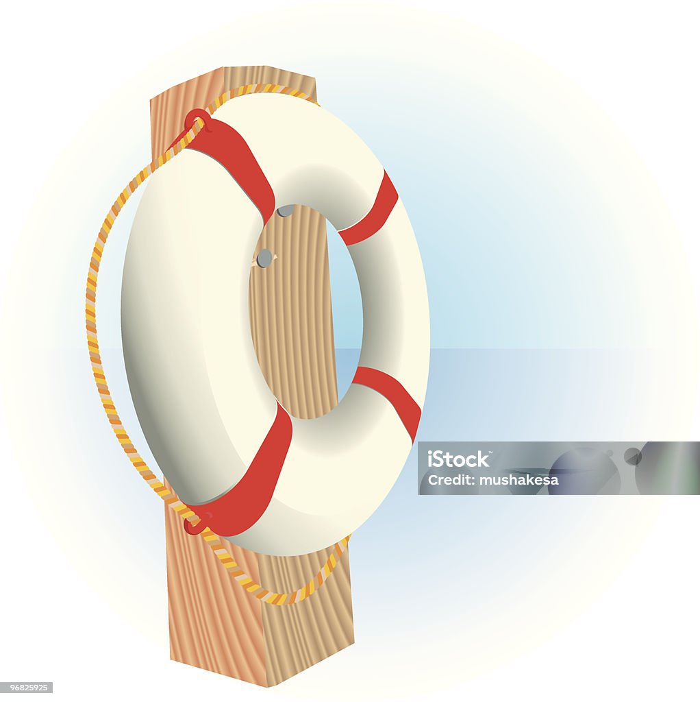 安全-bouy moorage でます。 - イラストレーションのロイヤリティフリーベクトルアート