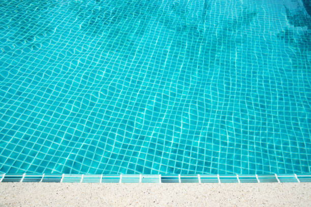 istock Swimming pool and clear water rippled 968260848