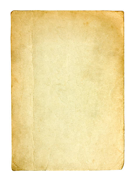 istock Old and dirty sheet of paper with clipping path 96826395