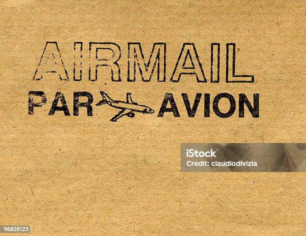 Airmail Foto de stock y más banco de imágenes de Correo aéreo - Correo aéreo, Paquete, Avión