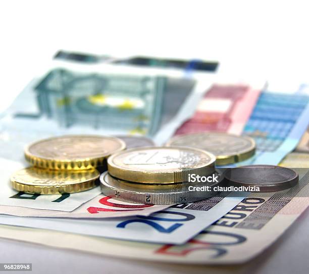 Euros Stock Photo - Download Image Now - Coin, Color Image, Copy Space