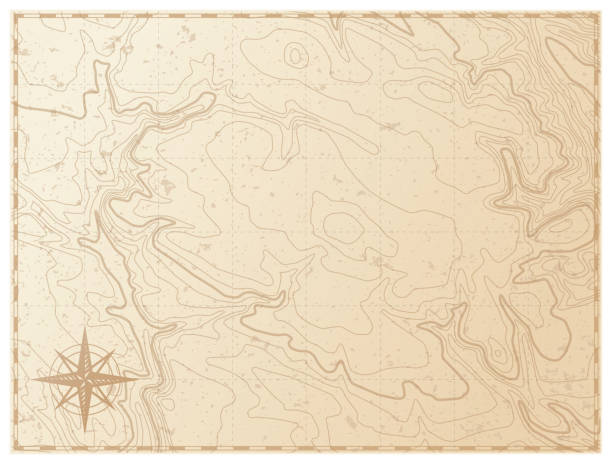 illustrations, cliparts, dessins animés et icônes de ancienne carte isolé sur fond blanc - cartes anciennes