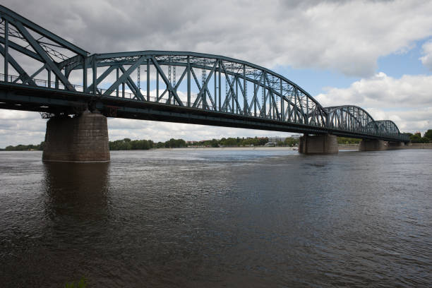 istock Pilsudski Bridge on Vistula River in Torun 968293122