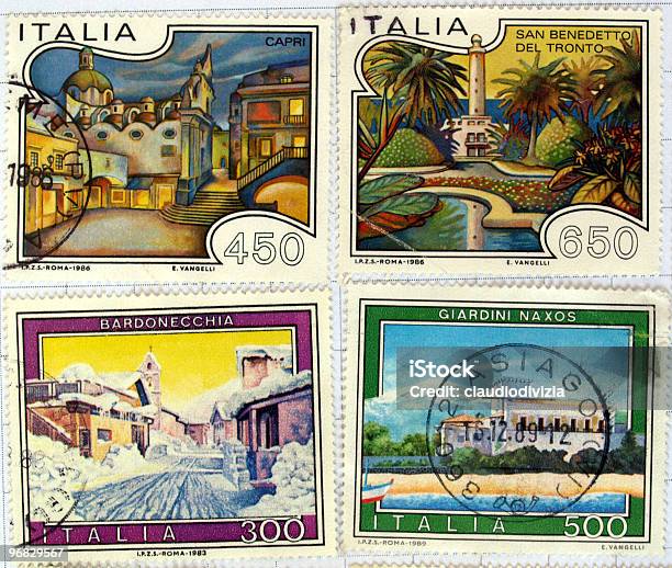 Stamps Stock Photo - Download Image Now - Color Image, Correspondence, Envelope