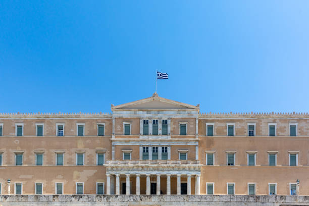 istock Greek Parliament Building in Athens, Greece 968296064