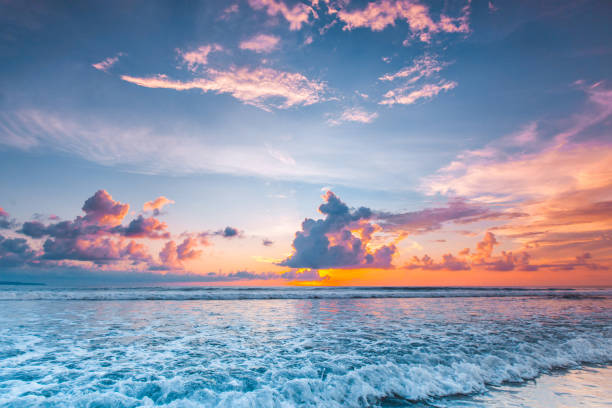 istock Radiant sea beach sunset 968296140