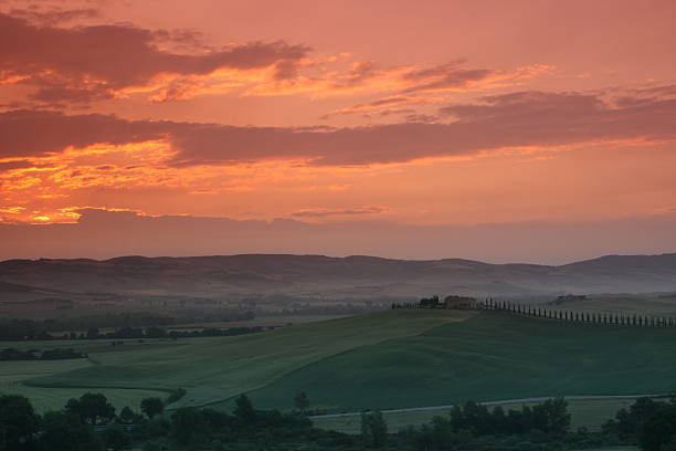 istock Sunset over Orcia Valley in Tuscany 96830677