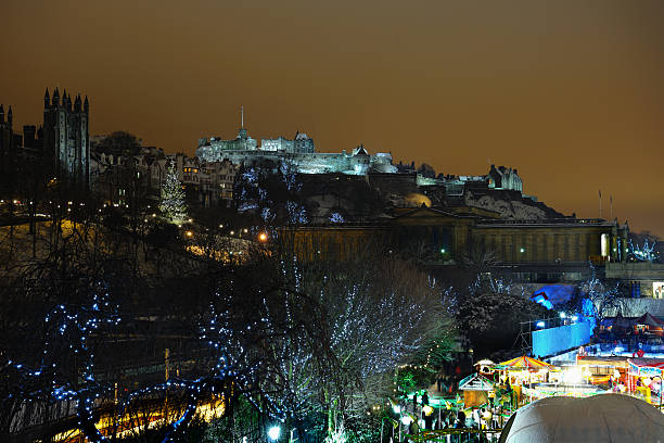 Edinburgh Castle by night