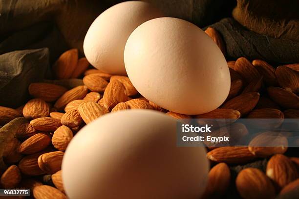 Eggs Nuts Stock Photo - Download Image Now - Above, Almond, Animal Egg