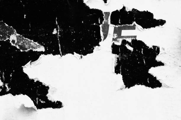 istock Blank old ripped torn paper crumpled creased posters grunge textures backdrop background 968328736