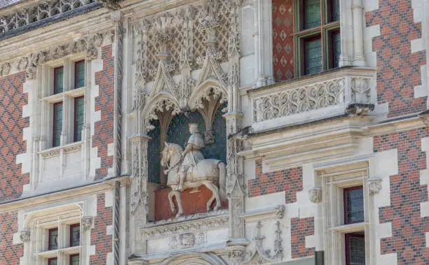 The city of Blois, Loire, France. A Unesco World Heritage