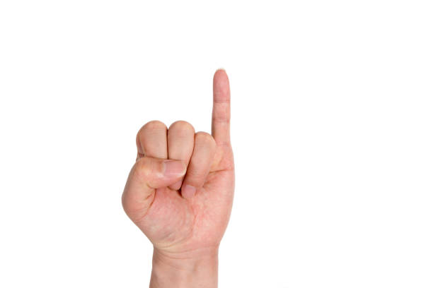 istock A man's hand giving the Rock and Roll sign. 968341168