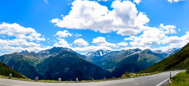 High, Alpine, Road, alps, mountain peaks