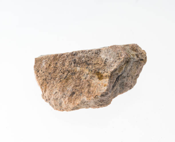istock rhyolite mineral sample studio shot with white background 968350390