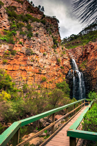 Morialta Falls, South Australia Morialta waterfall in South Australia south australia photos stock pictures, royalty-free photos & images