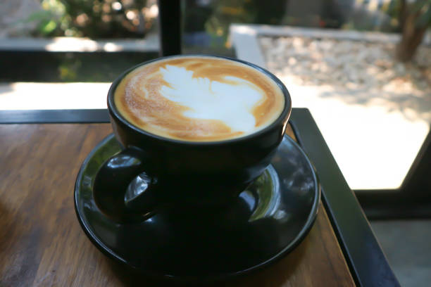 istock cappuccino or latte or hot coffee 968357008