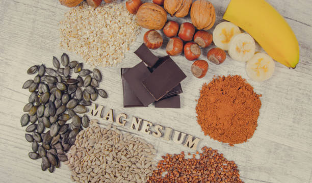istock Products containing magnesium. Healthy food. 968362610