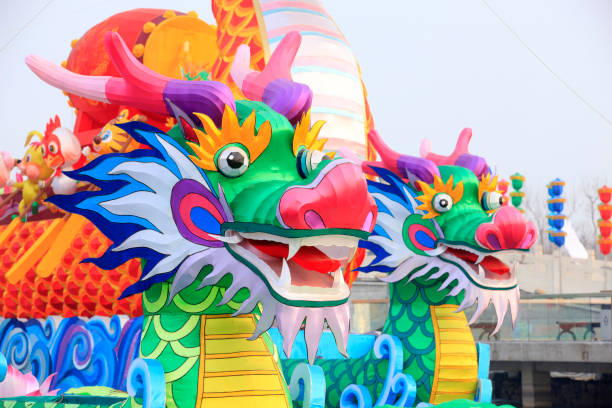 istock dragon at chinese lantern festival 968369750
