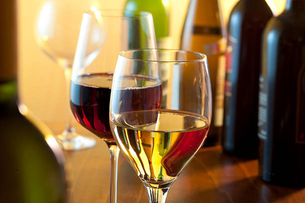 istock Two glasses of wine 96838691