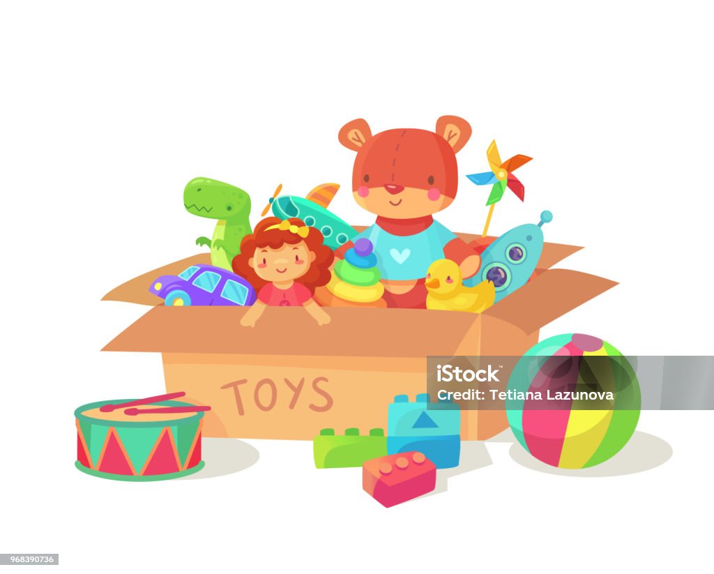 Ilustración de Dibujos Animados Los Niños Juguetes En Caja De Cartón De Juguete Cajas De Regalo De Vacaciones De Los Niños Con Juguetes De Niño Ilustración De Vector De Juguete y más Ilustración de Dibujos Animados Los Niños Juguetes En Caja De Cartón De Juguete Cajas De Regalo De Vacaciones De Los Niños Con Juguetes De Niño Ilustración De Vector De Juguete y más